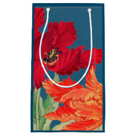 GIFT BAG BLUE JAPANESE AFDRUKKING KLEIN CADEAUZAKJE