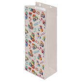 Gift Bag Collection| Elegant Kids Design Wijn Cadeautas (Achterkant Gekanteld)