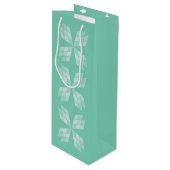 Gift Bag - Diamond Petals Wijn Cadeautas (Voorkant Gekanteld)
