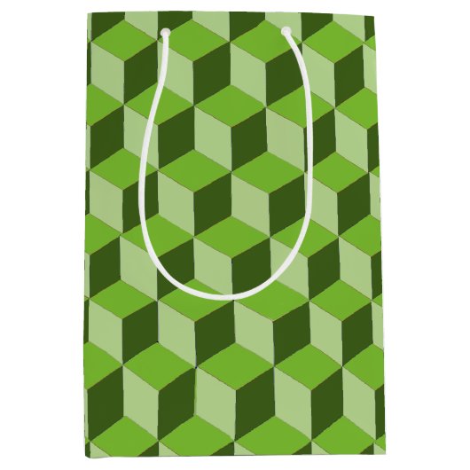 Gift Bag - Drie dikke blokken Medium Cadeauzakje (Voorkant)
