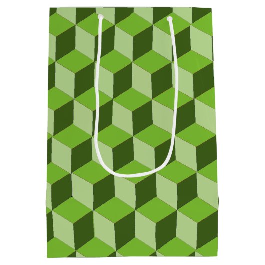 Gift Bag - Drie dikke blokken Medium Cadeauzakje (Achterkant)