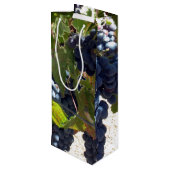 Gift Bag - Druiven op de wijnstok Wijn Cadeautas (Achterkant Gekanteld)