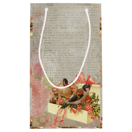 Gift Bag  Floral Klein Cadeauzakje (Achterkant)