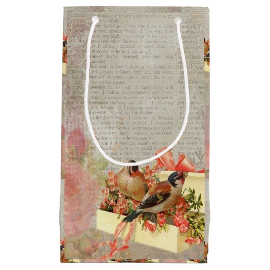 Gift Bag  Floral Klein Cadeauzakje (Voorkant)