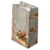 Gift Bag  Floral Klein Cadeauzakje (Achterkant Gekanteld)