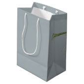 Gift Bag Flower Design Medium Matte Medium Cadeauzakje (Achterkant Gekanteld)