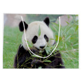 Gift Bag Foto: reuzenpanda, dieren 0185. Groot Cadeauzakje (Achterkant)