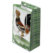 Gift Bag French Bird Green Klein Cadeauzakje (Achterkant Gekanteld)
