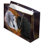 Gift Bag (Friesian & Arabian) - Groot/Glossy Groot Cadeauzakje (Voorkant Gekanteld)