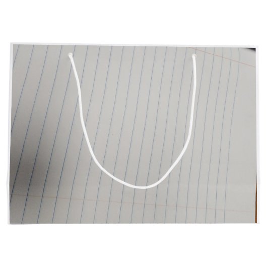 Gift Bag - gewoon omdat je jezelf bent (Plain) Groot Cadeauzakje (Achterkant)