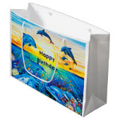 Gift Bag Glossy Groot Cadeauzakje (Voorkant Gekanteld)