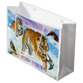 Gift Bag Glossy Groot Cadeauzakje (Voorkant Gekanteld)