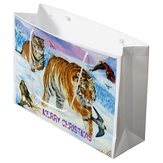 Gift Bag Glossy Groot Cadeauzakje (Voorkant Gekanteld)