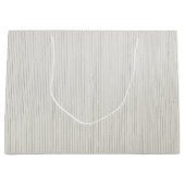 GIFT BAG GRAY EN WITTE STRIPES GROOT CADEAUZAKJE (Voorkant)