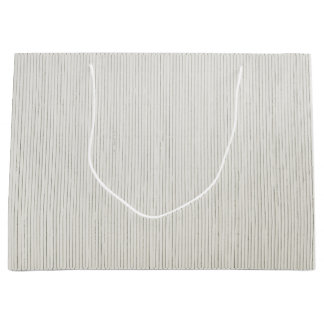 GIFT BAG GRAY EN WITTE STRIPES GROOT CADEAUZAKJE