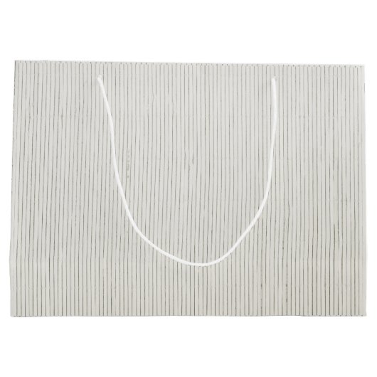 GIFT BAG GRAY EN WITTE STRIPES GROOT CADEAUZAKJE (Achterkant)