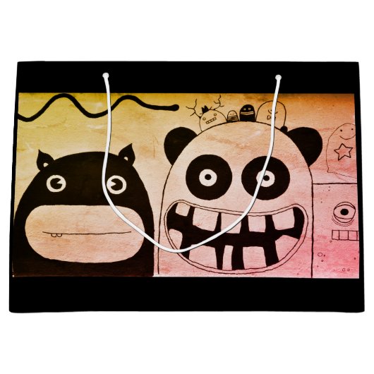Gift Bag - Groot, GELUKKIG MONSTER Groot Cadeauzakje (Voorkant)