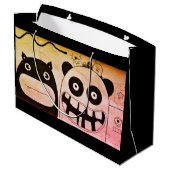 Gift Bag - Groot, GELUKKIG MONSTER Groot Cadeauzakje (Achterkant Gekanteld)