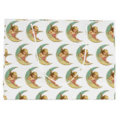 GIFT BAG - GROTE GLOSSY CHERUB EN MOON GROOT CADEAUZAKJE (Achterkant)