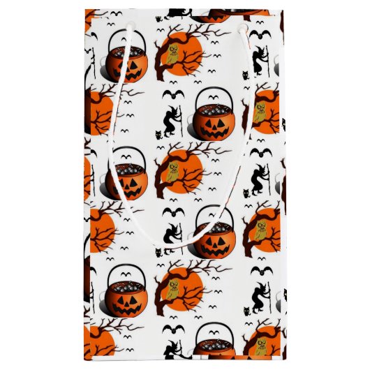 Gift Bag Halloween Klein Cadeauzakje (Achterkant)