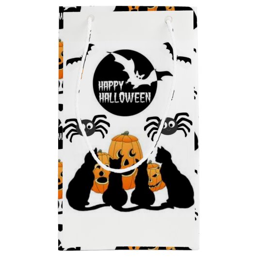 Gift Bag Halloween Klein Cadeauzakje (Achterkant)