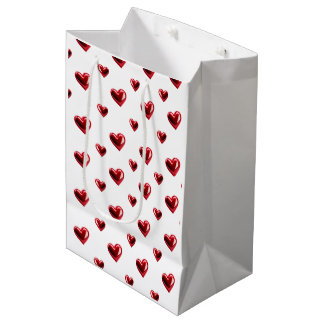 Gift Bag Hearts Medium Cadeauzakje