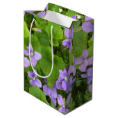 Gift Bag - Herb Violets Medium Cadeauzakje (Achterkant Gekanteld)