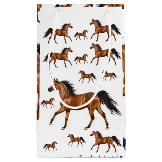 Gift Bag Horse Klein Cadeauzakje (Achterkant)