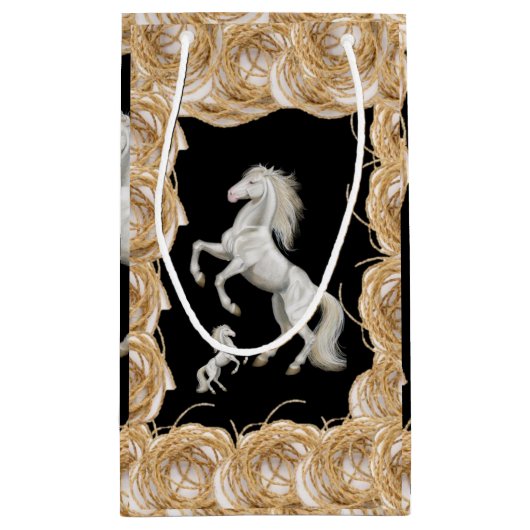 Gift Bag Horse Klein Cadeauzakje (Achterkant)