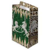 Gift Bag Horse Klein Cadeauzakje (Voorkant Gekanteld)