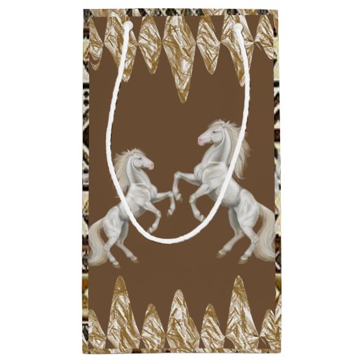 Gift Bag Horse Klein Cadeauzakje (Achterkant)