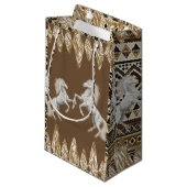 Gift Bag Horse Klein Cadeauzakje (Voorkant Gekanteld)