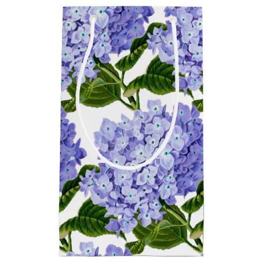 Gift Bag-Hydrangea Small Gift Bag Klein Cadeauzakje (Voorkant)