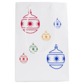 Gift Bag - kerstversieringen Medium Cadeauzakje (Voorkant)