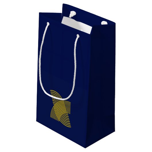 Gift bag klein cadeauzakje (Achterkant Gekanteld)