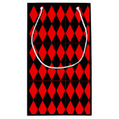 Gift Bag - Klein, glanzend HARLEQUIN & MONOGRAM Klein Cadeauzakje (Achterkant)