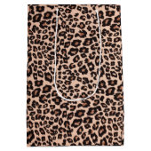 Gift Bag Leopard Print Cadeauverpakking Medium Cadeauzakje (Achterkant)