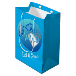 Gift Bag Let it Snow! Medium Cadeauzakje