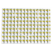 Gift Bag (LG) - Daffodil Blossom Groot Cadeauzakje (Achterkant)