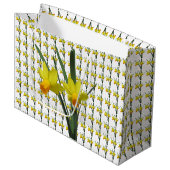 Gift Bag (LG) - Daffodil Blossom Groot Cadeauzakje (Voorkant Gekanteld)