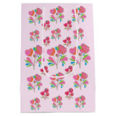 Gift Bag Lollipop Flower Medium Cadeauzakje (Achterkant)