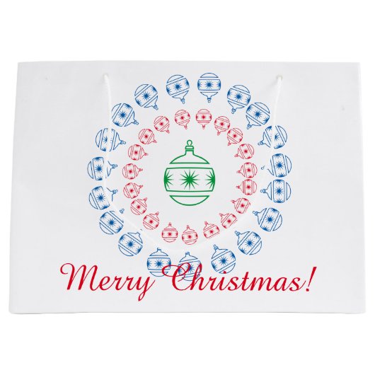 Gift Bag (LRG) - kerstdecoratie Groot Cadeauzakje (Voorkant)