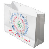 Gift Bag (LRG) - kerstdecoratie Groot Cadeauzakje (Voorkant Gekanteld)