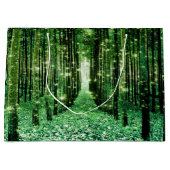 Gift Bag Magisch Bos Groen Mysterie Large Cadeautasje (Voorkant)