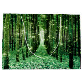 Gift Bag Magisch Bos Groen Mysterie Large Cadeautasje (Achterkant)