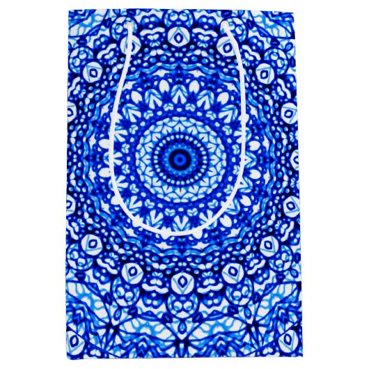 Gift Bag Mandala Mehndi Style G403 Medium Cadeauzakje (Voorkant)