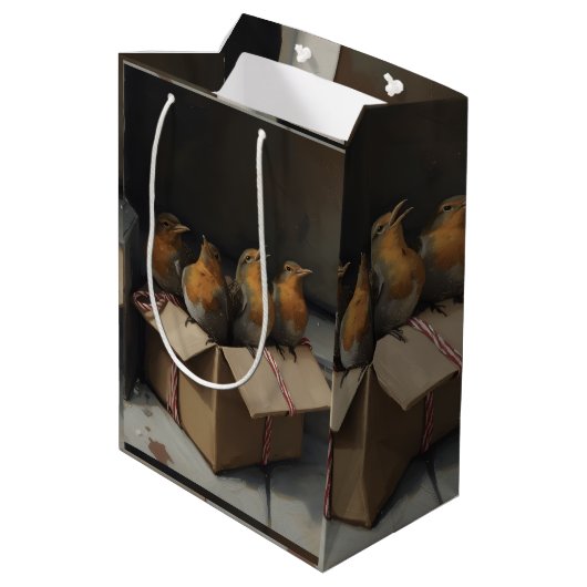 Gift Bag Medium Cadeauzakje (Achterkant Gekanteld)