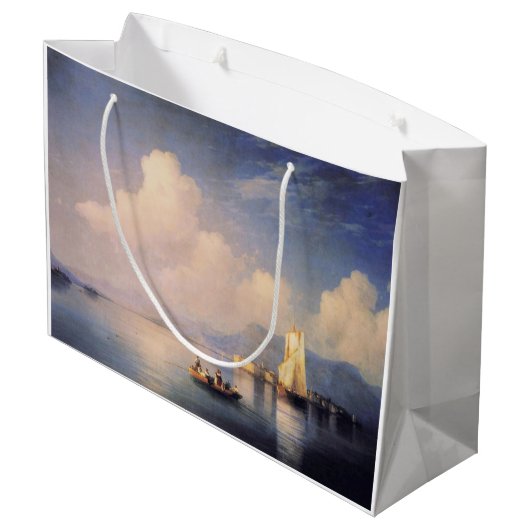 Gift Bag meer in Italië Groot Cadeauzakje (Achterkant Gekanteld)