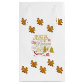 Gift Bag met kerstcadeau Klein Cadeauzakje (Achterkant)