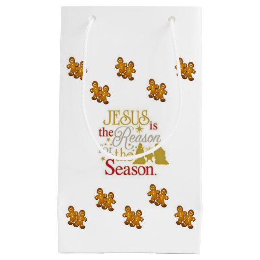 Gift Bag met kerstcadeau Klein Cadeauzakje (Voorkant)